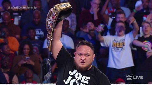 Samoa Joe lost clean to AJ Styles at Crown Jewel
