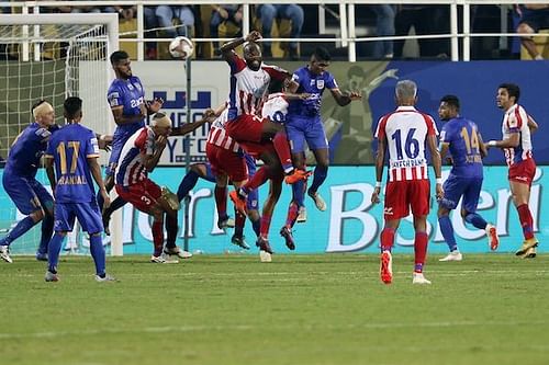 Mumbai City FC played a 0-0 draw with ATK at the Mumbai Football Arena (Image Courtesy: ISL)