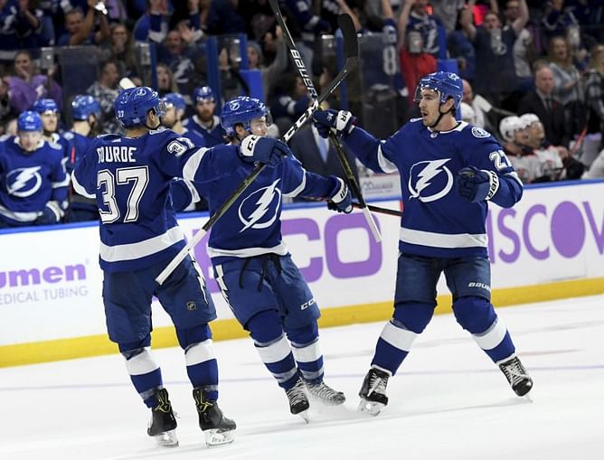 Kucherov, Vasilevskiy help Lightning beat Oilers 5-2