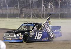 Moffitt and underdog race team win Truck Series title