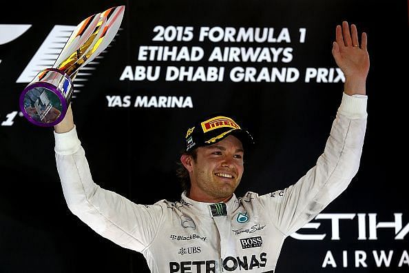 Nico Rosberg won his third race in a row at the end of 2015.