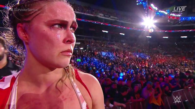 Will Rousey call on her three friends from NXT, for help?