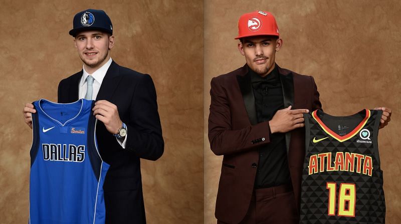 Luca Doncic &amp; Trae Young were swapped during the 2018 NBA draft.