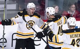 Moore's late power-play goal lifts Bruins past Canadiens