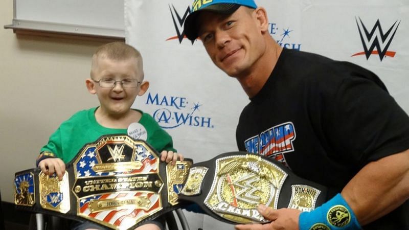 Cena has helped over 500 children&#039;s dreams come true.