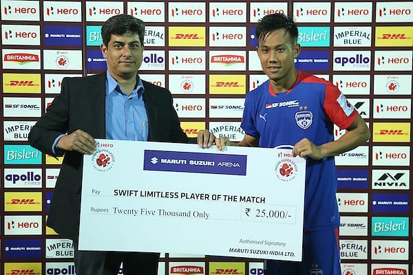 Udanta Singh scored his first goal for Bengaluru FC this season [Image: ISL]