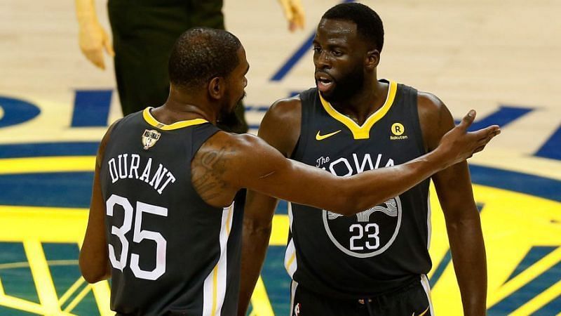 Durant and Green got into a heated argument against the Clippers