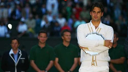 Roger Federer was left inconsolable after the 2008 Wimbledon Final