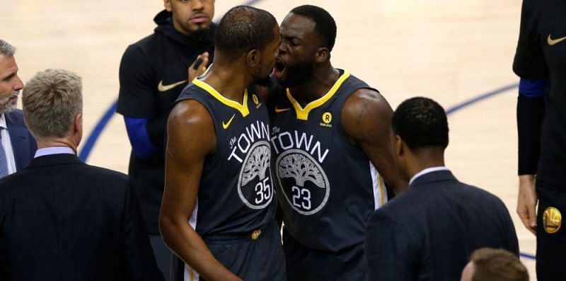 Green and Durant got into it during their overtime defeat to the Clippers