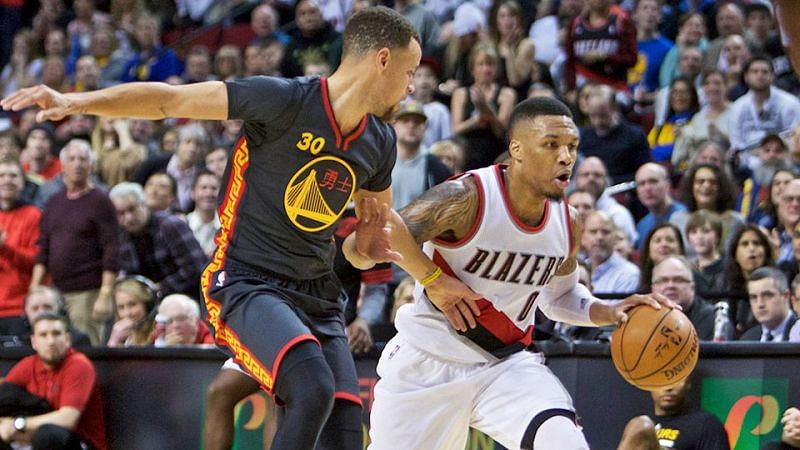 Damian Lillard scored game-high 51 points against the Warriors. Credit: SI
