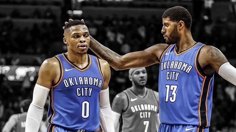 Together, Paul George &amp; Russell Westbrook are making waves out west.