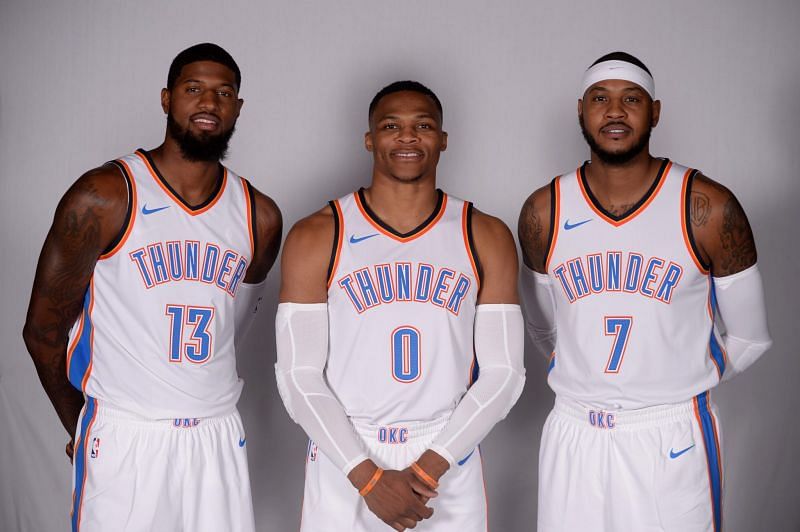 The &#039;OK3&#039; in the Thunder home jersey