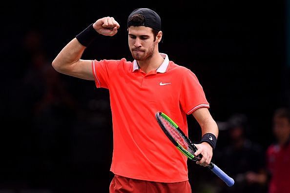 Khachanov seems to have added a new found resolve to his game.