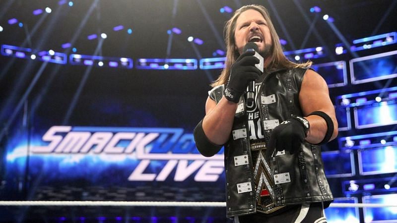 Maybe Styles lays out an open challenge for a SmackDown Live Superstar
