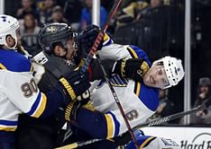 Blues beat Golden Knights 4-1 in Perron's return to Vegas