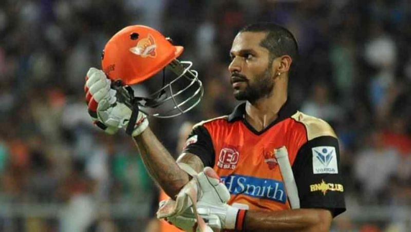 Dhawan in action for SRH
