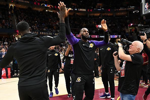 LeBron James has starred in visits to his former teams, the Miami Heat and the Cleveland Cavaliers