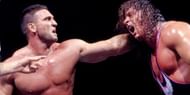 Ken Shamrock pastes Bret Hart