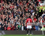 The talismanic player being applauded by the fans (Picture Courtesy: Getty)