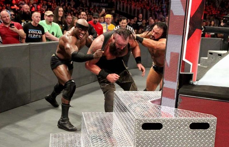 McIntyre played the lead role in injuring Strowman