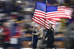 Rams honor firefighters, police for recent heroic actions
