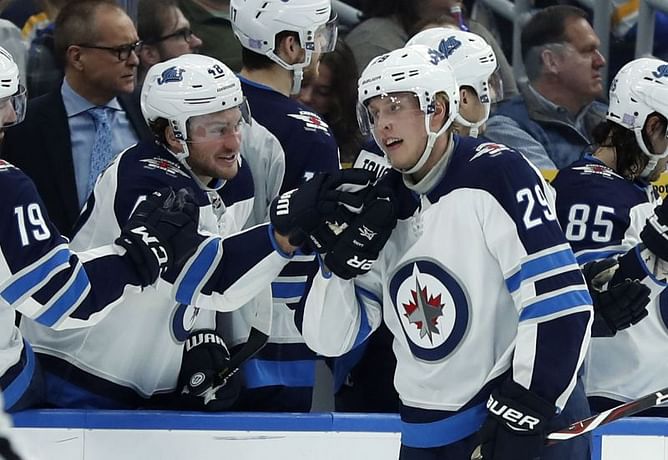 Laine scores 5 goals, lifts Winnipeg past St. Louis 8-4