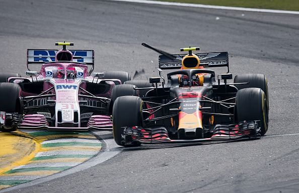 Force India&#039; Esteban Ocon was probably the worst performer on Sunday.