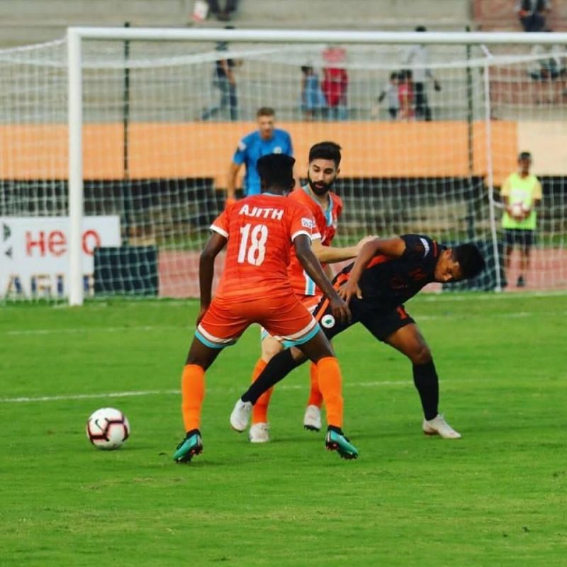 Chennai City FC showed no signs of complacency after taking the lead
