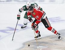 Blackhawks build early lead, beat Wild 3-1