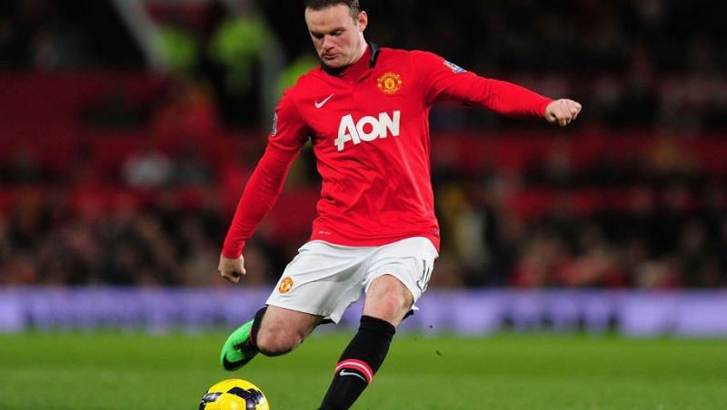 Wayne Rooney - scoring yet another of his impossible goals