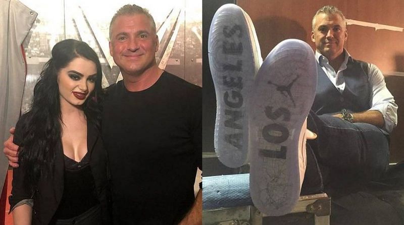 Paige (left) and Shane McMahon (right) have been running SmackDown Live, with both authority figures portraying babyface characters on-screen