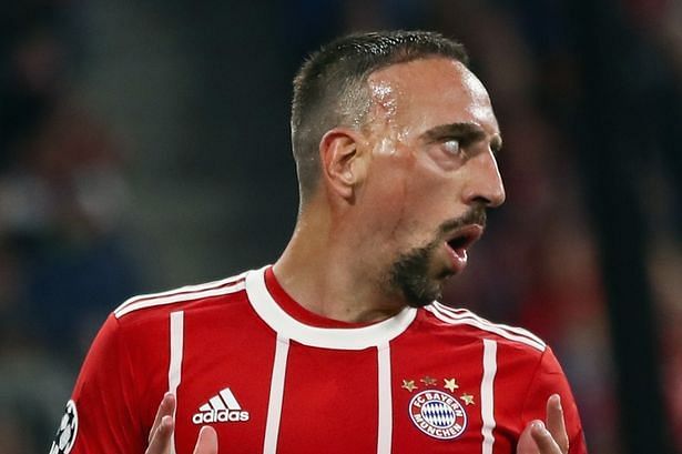 Ribery reached the 400-game mark for the German squad