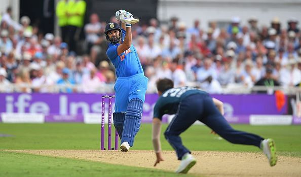 Rohit Sharma needs to hit just three more sixes to enter the top five