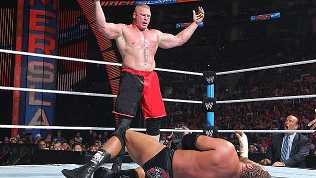 Brock Lesnar&#039;s dominance over Triple H didn&#039;t last at Wrestlemania 29