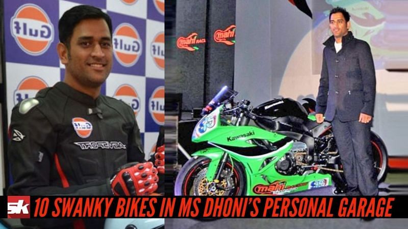 MS Dhoni during the launch of Mahi Racing