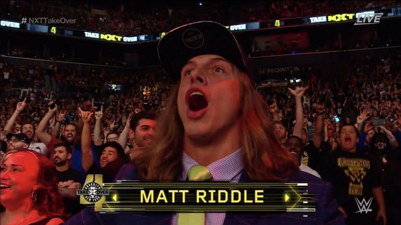Matt Riddle at NXT Takeover: Brooklyn 4