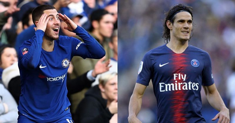 Eden Hazard and Edinson Cavani are reportedly wanted by Real Madrid