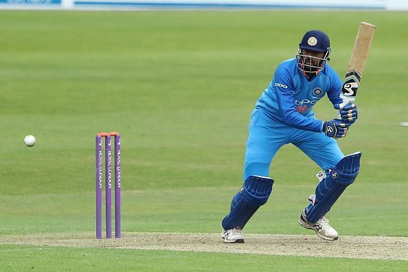 Krunal Pandya in action