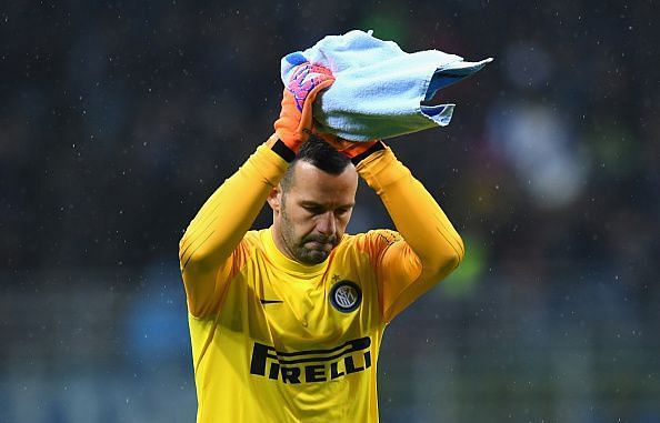 Handanovic managed to keep Barcelona at bay for prolonged periods