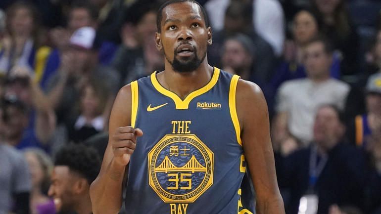 Durant led the Warriors to their second straight win. Credit: CBS Sports