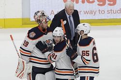 Oilers top Sharks 4-3 in OT in Hitchcock's 1st game as coach
