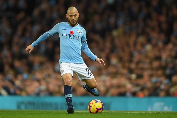David Silva netted a goal against Manchester United