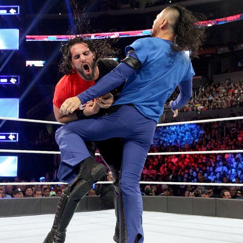 Nakamura with a devastating Knee strike!