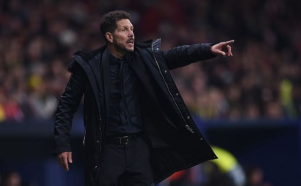 Athletico Madrid head coach Diego Simeone