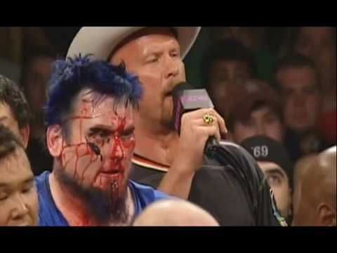 Blue Meanie after being shot on by JBL
