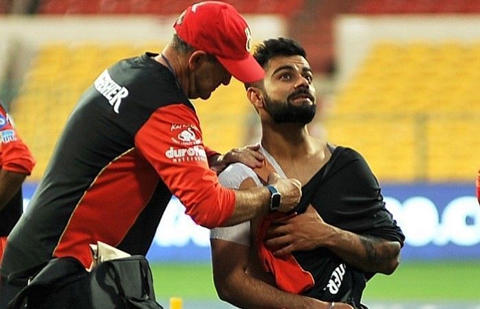Kohli has played with injuries in the IPL