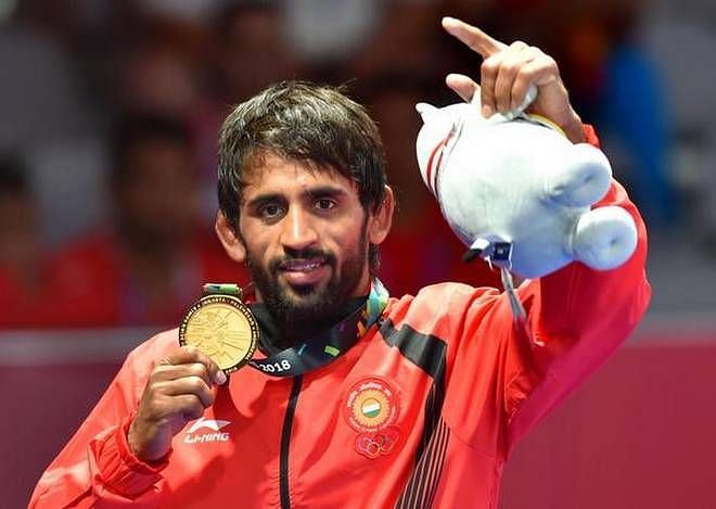 Bajrang Punia won gold medals at the Commonwealth Games and the Asian Games earlier this year