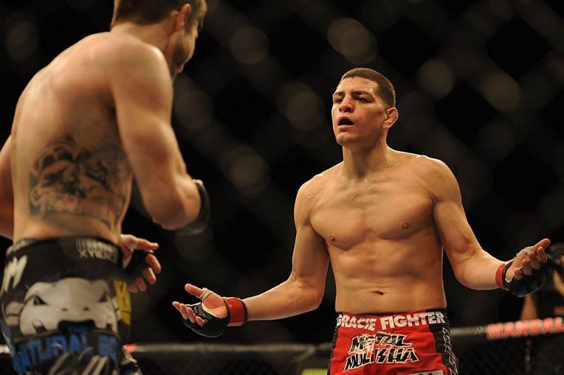 Evidently, nobody told Nick Diaz about one of these rules ....