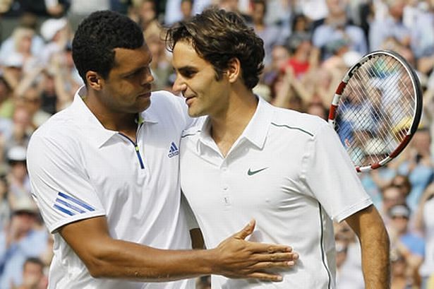 Tsonga produced some exhilarating and risky stoke play to knock out Federer