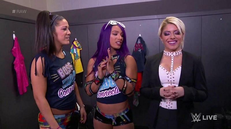 What is WWE doing to Sasha and Bayley?